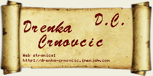 Drenka Crnovčić vizit kartica